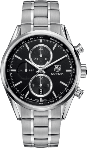 Tag Heuer Carrera Calibre 1887 Automatic Chronograph - Tag Heuer Way201a Ba0927 (536x634), Png Download