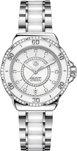 Ba0861 - Tag Heuer - Tag Heuer Formula 1 Ceramic Ladies (536x634), Png Download