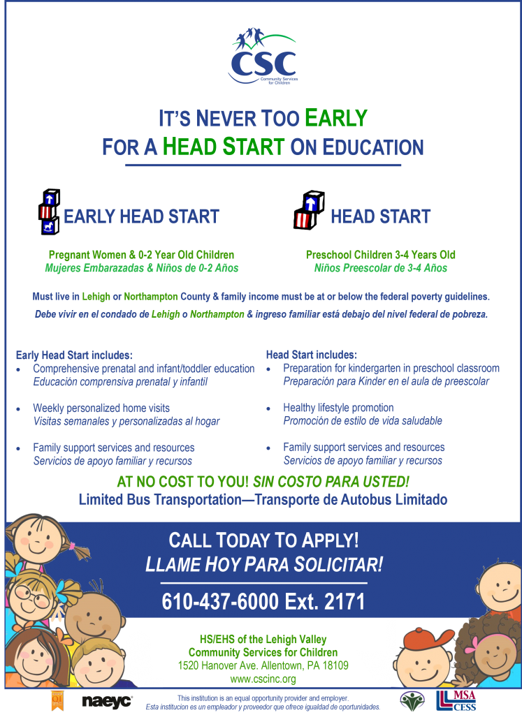 2018-2019 Application Cover English - Early Head Start (747x1024), Png Download
