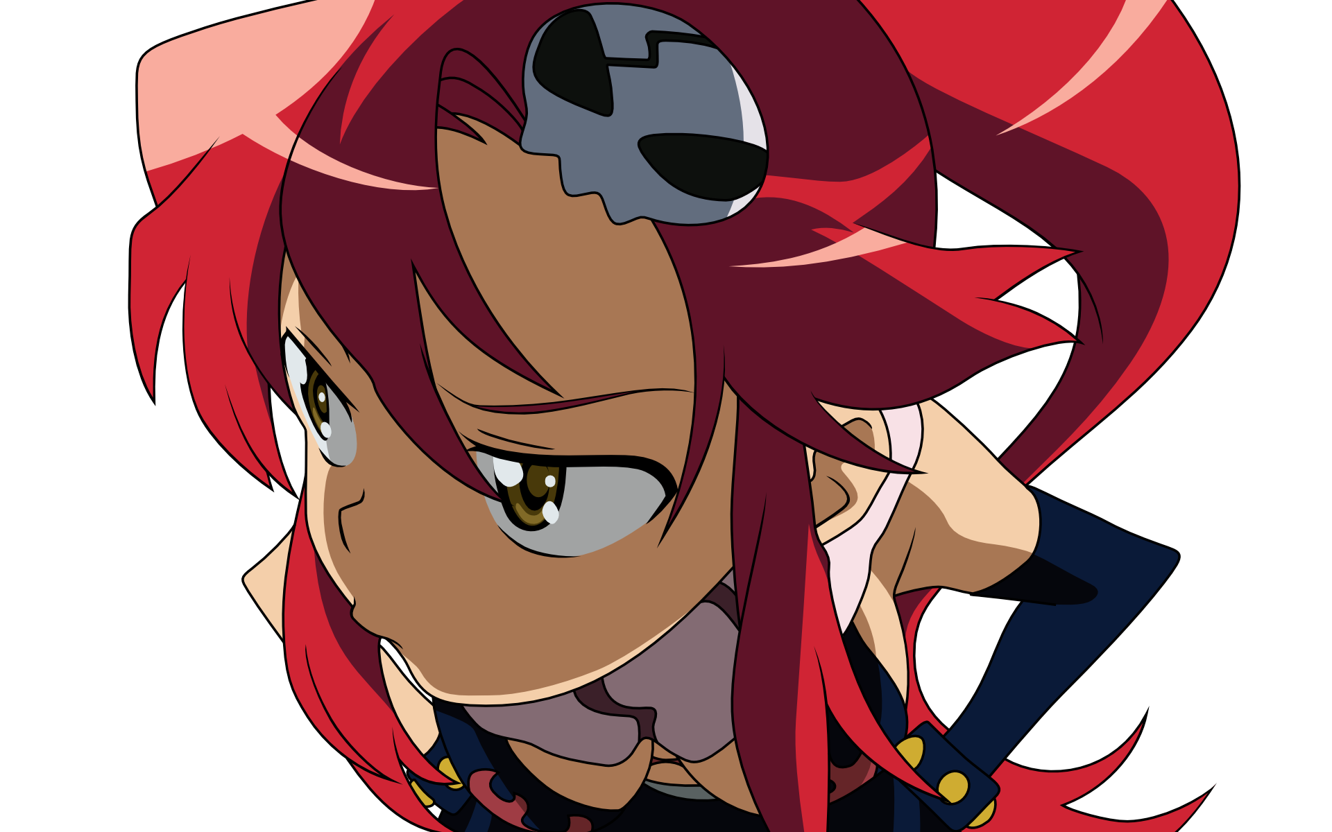 Yoko Tengen Toppa Gurren Lagann Gurren Lagann, Manga - Gurren Lagann Transparent Gif (1920x1200), Png Download