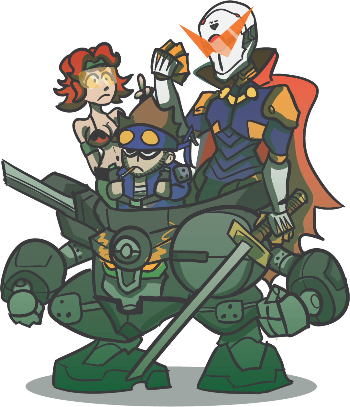 Tengen Toppa Gurren Lagann,гуррен Лаганн, Gurren Lagann, - Clip Art (1280x1607), Png Download