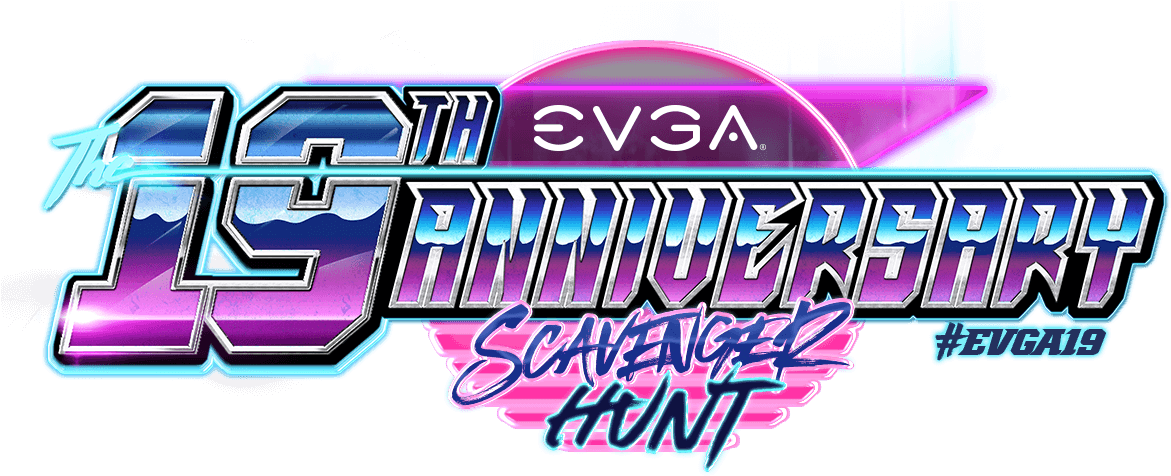 Evga 19th Anniversary Scavenger Hunt - Evga 256 P2 N733 D3 Download Logos Evga 3163x2063 Wallpaper (1210x492), Png Download