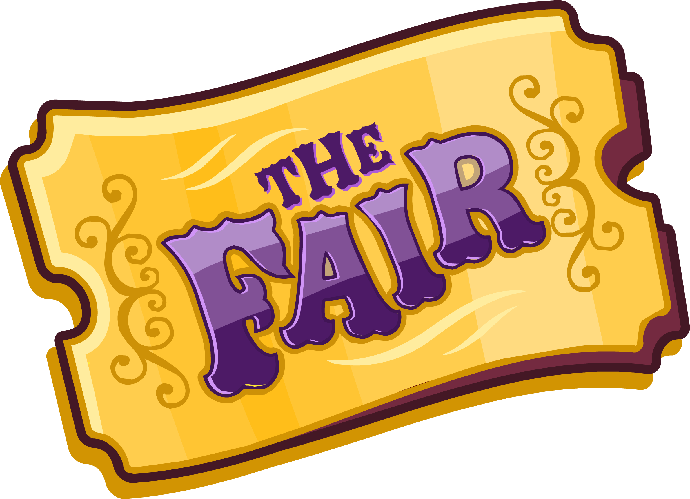List Of Parties And Events In - Club Penguin Fair Logo (2380x1722), Png Download