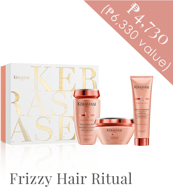 Kérastase Discipline Luxury Gift Set - Kerastase Discipline Keratin Thermique Smoothing Taming (700x700), Png Download