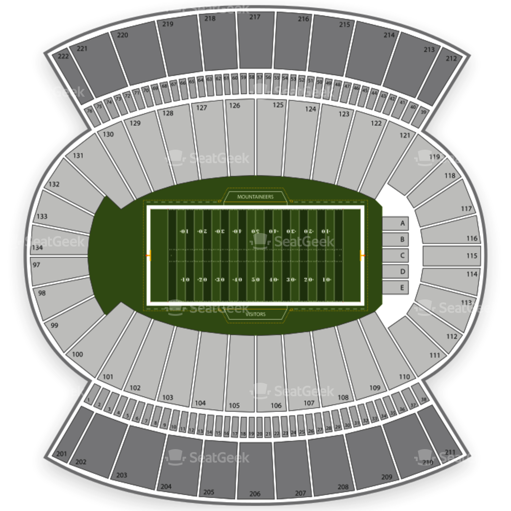 Mountaineer Field At Milan Puskar Stadium (1024x1024), Png Download