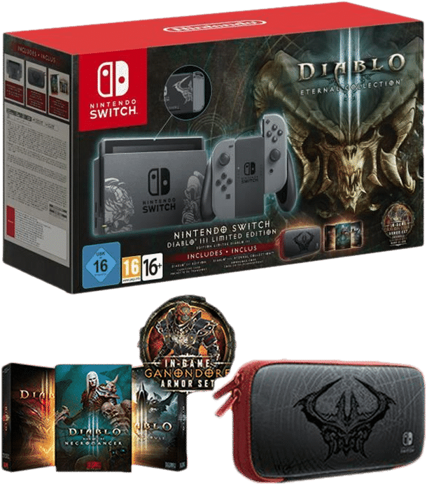 Nintendo Switch Console - Grey (700x700), Png Download