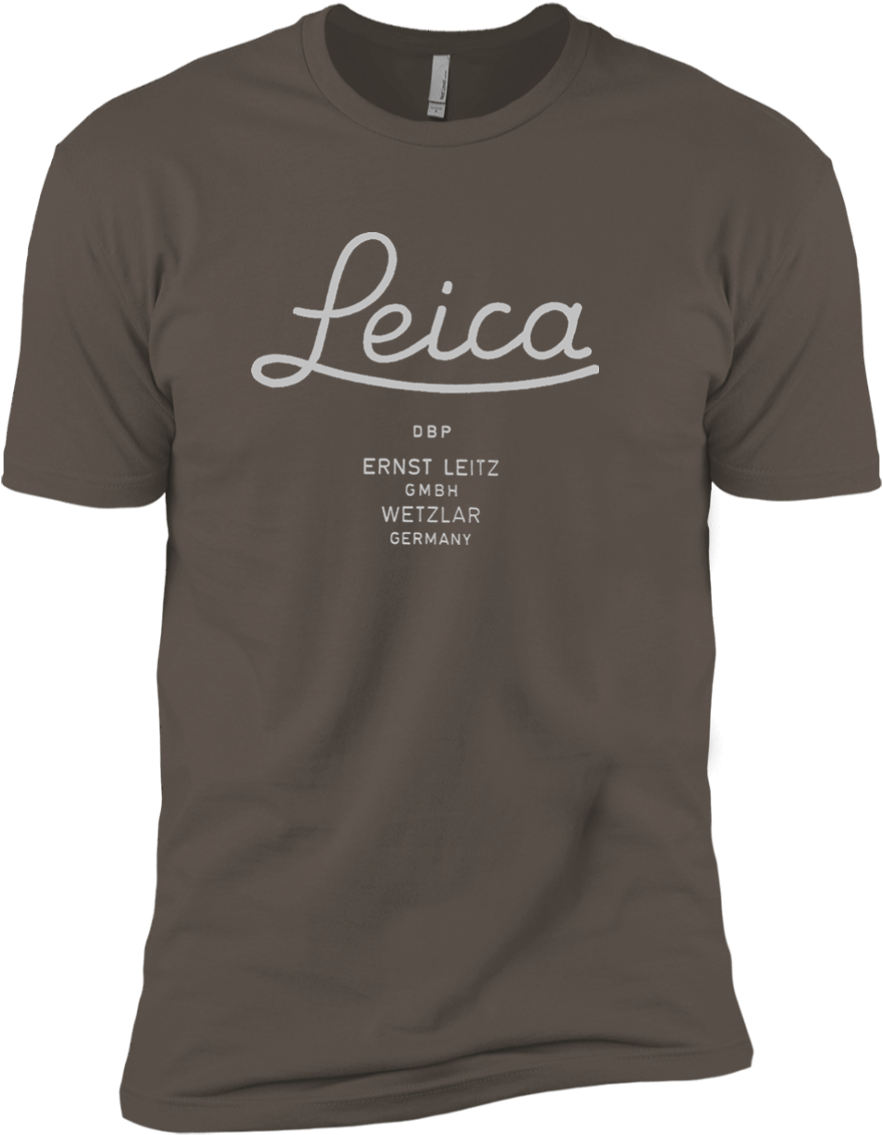 Leica Camera Retro Logo Photography Nl3600 Nl Premium - T-shirt (1155x1155), Png Download
