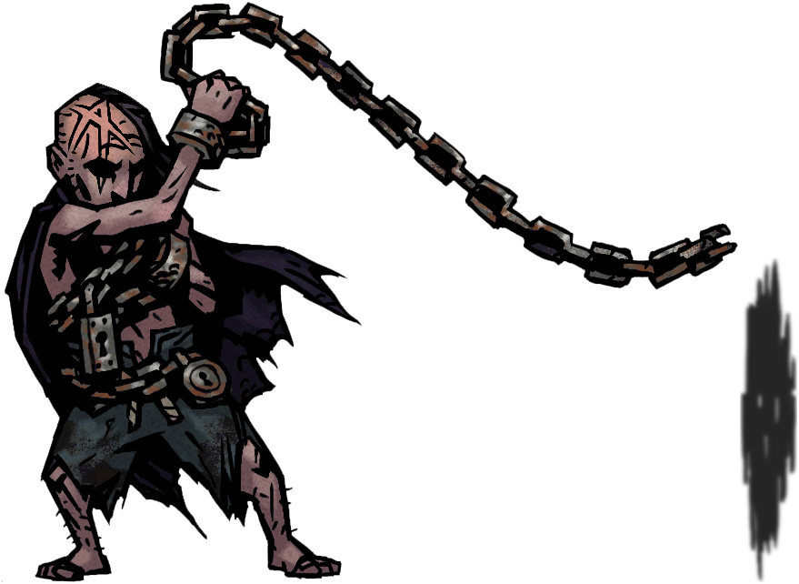 Abomination Sprite Attack Chain - Darkest Dungeon Abomination Manacles (879x642), Png Download