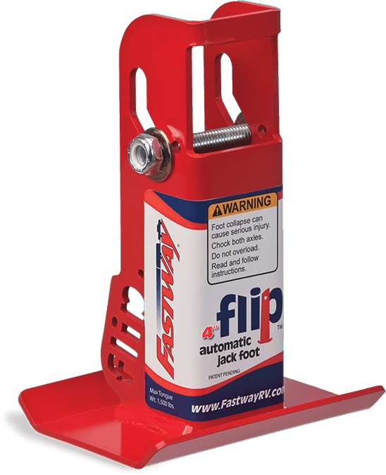Flip™ Jack Foot - Fastway 88-00-6500 6" Flip Automatic Jack Foot - For (548x674), Png Download