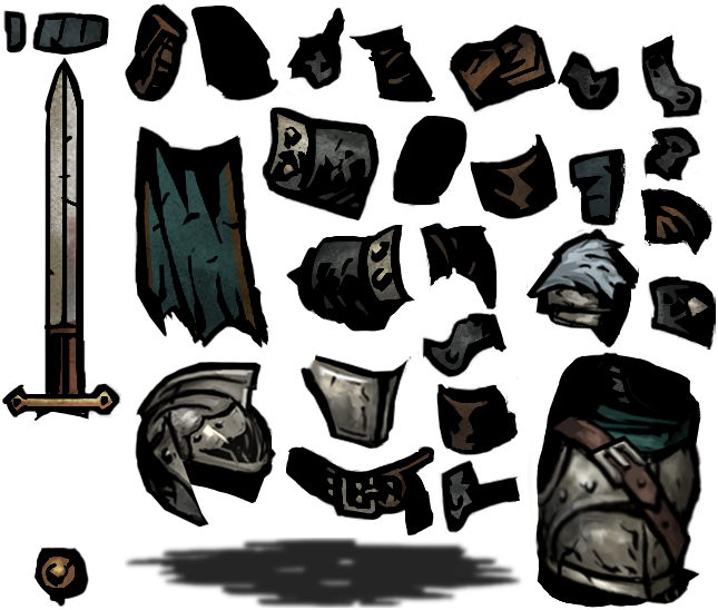 Dark Soul Ii Crusader Combat Sprite - Nexus Mods (645x548), Png Download