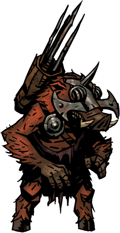 Darkest Dungeon Swine Skiver (497x845), Png Download