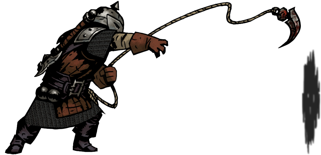 Bounty Hunter Sprite Attack Slice - Darkest Dungeon Bounty Hunter Sprites (1081x525), Png Download