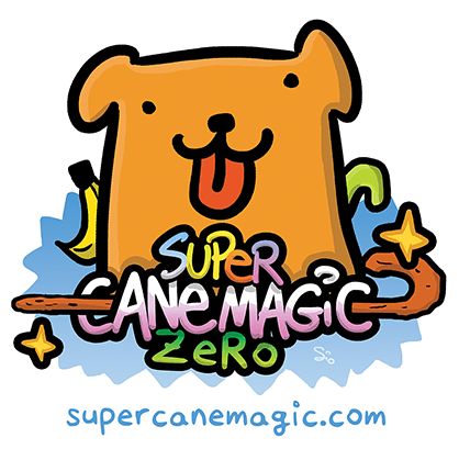 Super Cane Magic Zero Lets You Kill All Vegetables - Super Cane Magic Zero (1132x425), Png Download