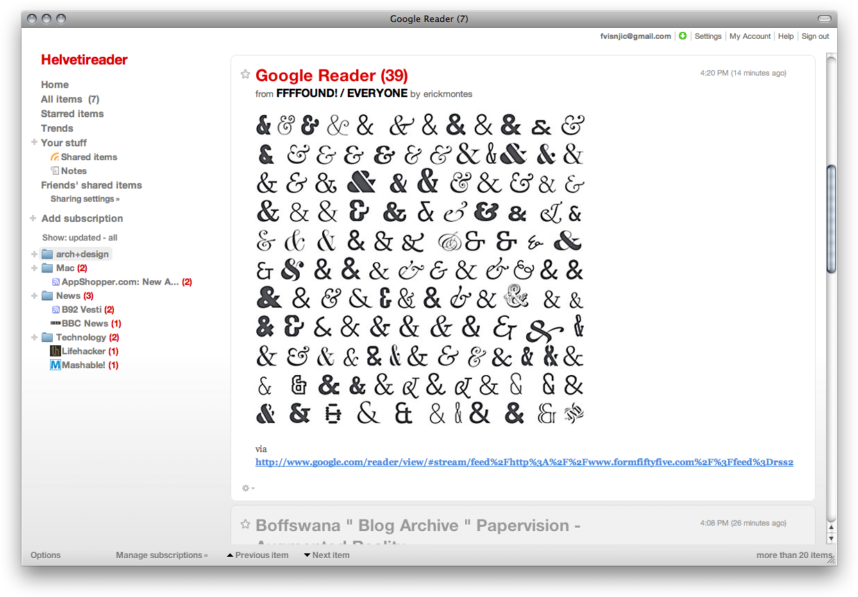 Helvetireader [script, Webapp] - Stylised Ampersand (1255x880), Png Download