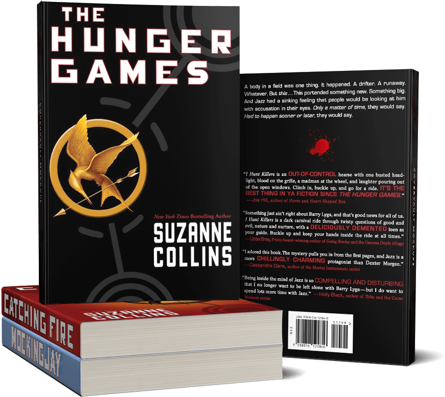 Hunger Games Books The - Hunger Games Books Paperback (1000x870), Png Download