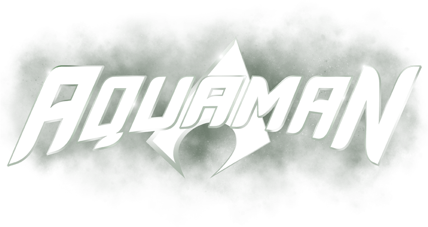 Justice League Aquaman Title Juniors T-shirt - Aquaman (850x473), Png Download