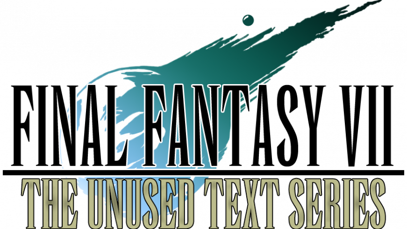 The Unused Text Of Ffvii Part 7 & 8 Now - Final Fantasy Vii [pc Game] - Download (838x471), Png Download