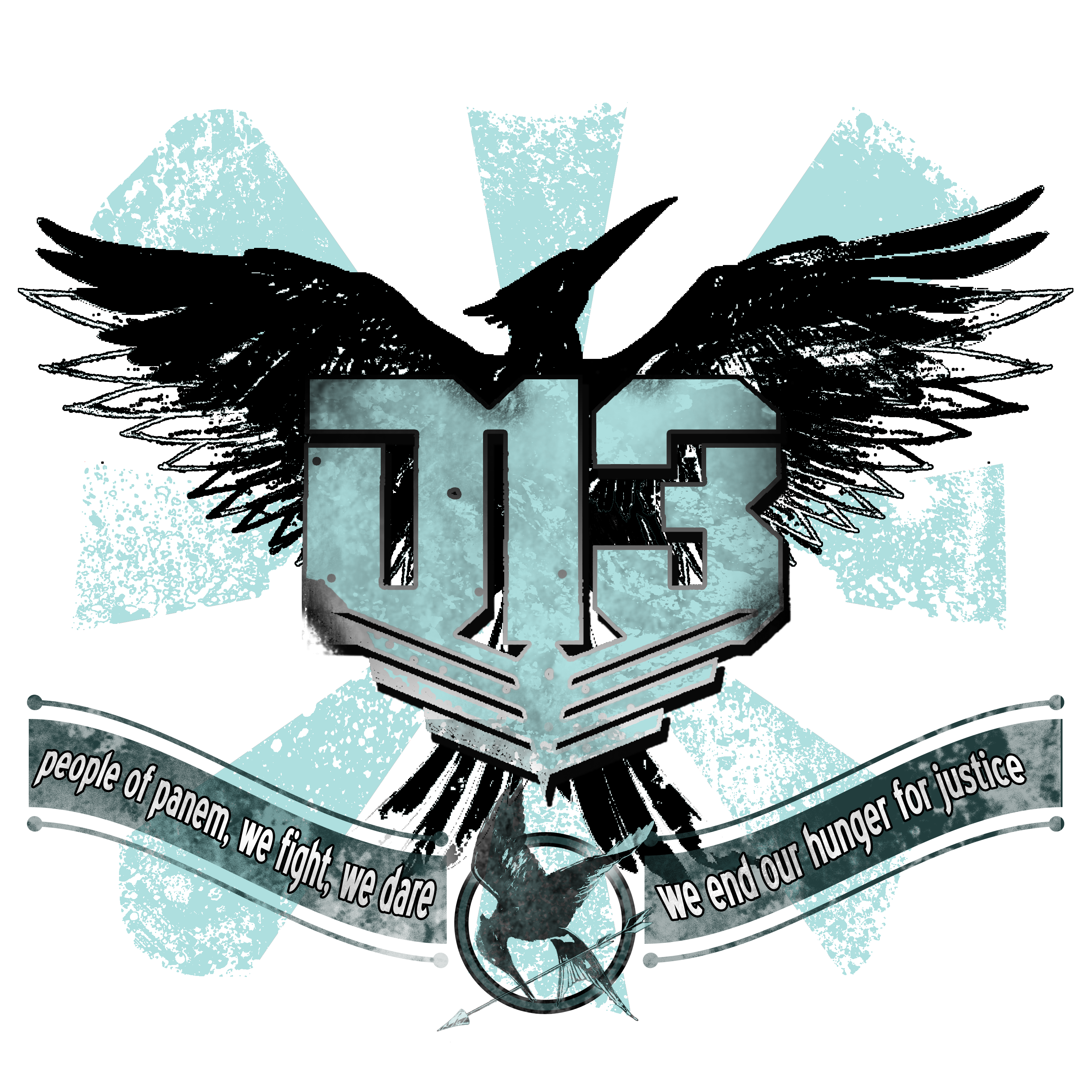 People Of Panem Quote From Mockingjay - Hope Is Pink Throw Blanket (3000x3000), Png Download