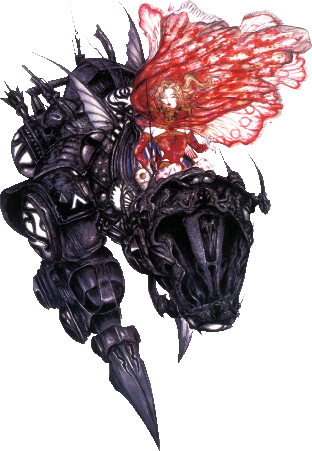 Terra, Magitek Armor, Final Fantasy Vi, Yoshitaka Amano - Final Fantasy Vi (635x916), Png Download