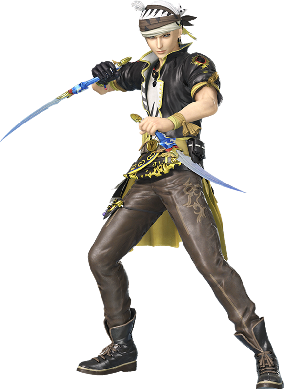 20 May - Final Fantasy Dissidia Locke (582x797), Png Download