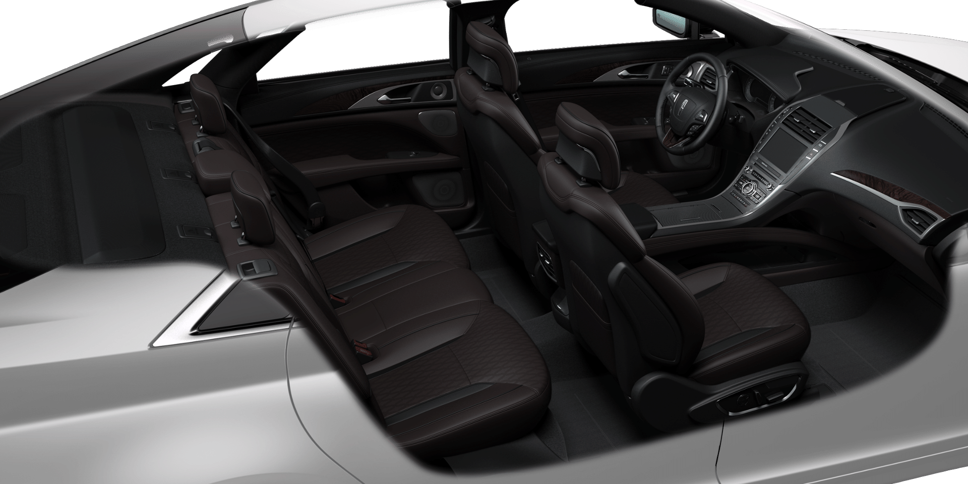 Vehicle - Lincoln Mkz Jade Gray Interior (1920x960), Png Download