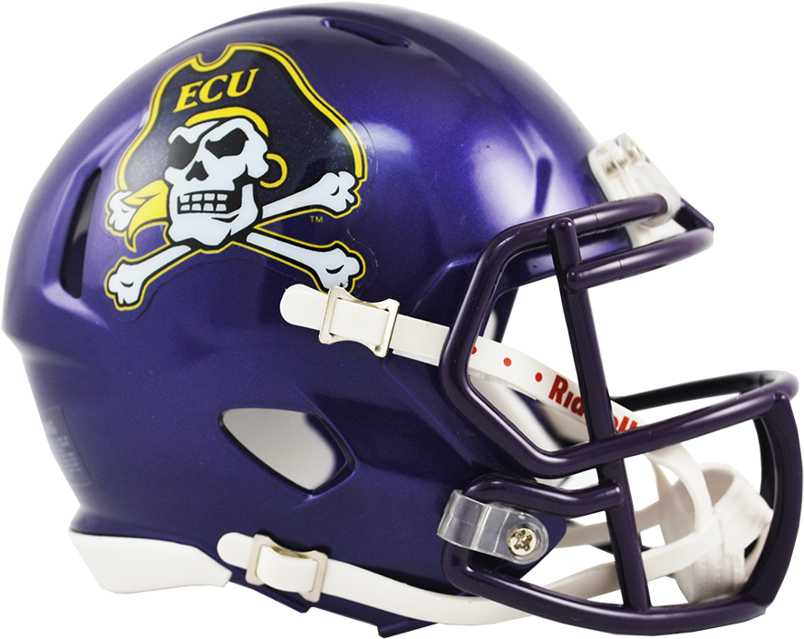 East Carolina Speed Mini Helmet - East Carolina Football Helmet (1000x801), Png Download