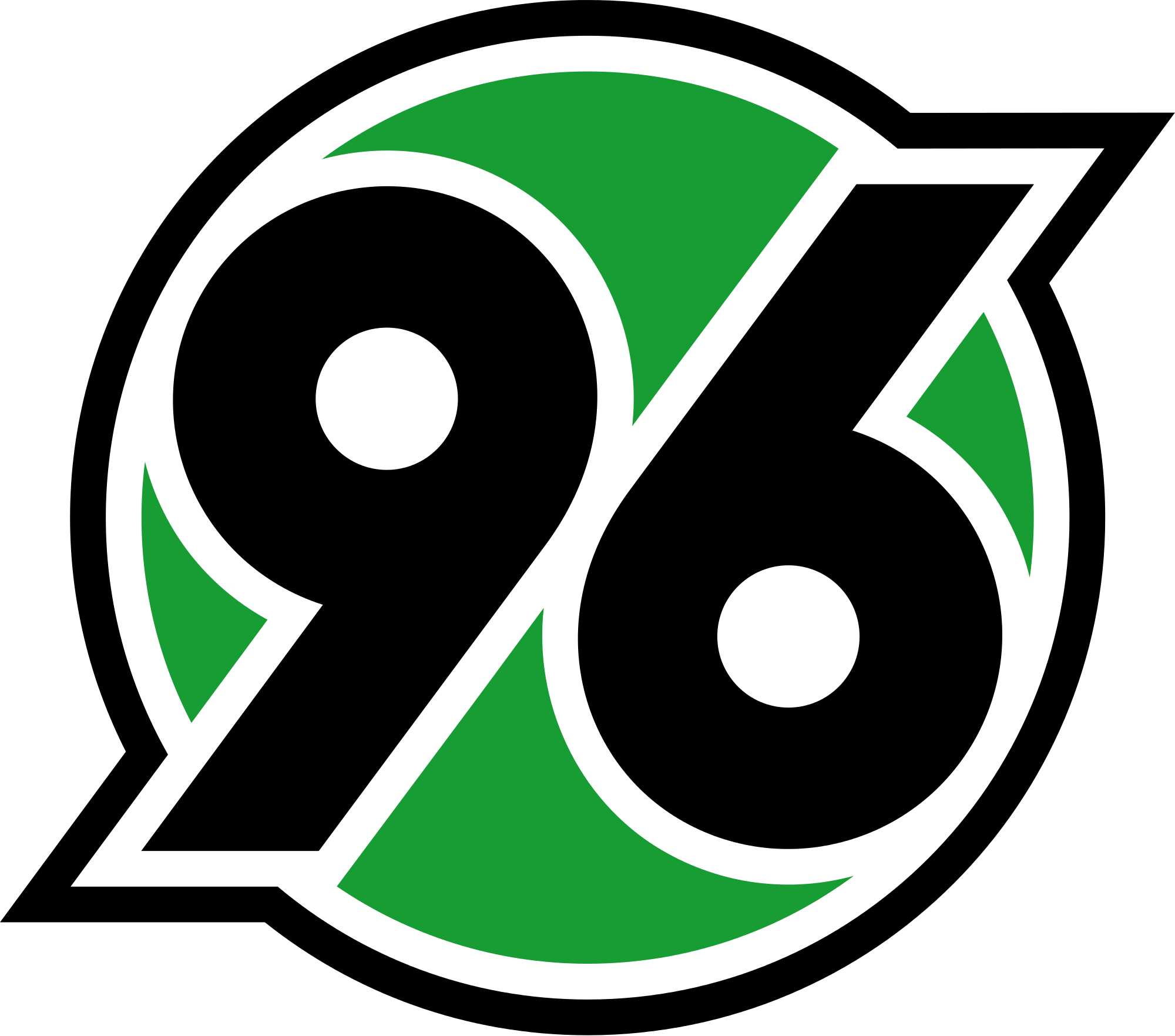 Hannover 96 Logo - Hannover 96 (2000x1763), Png Download