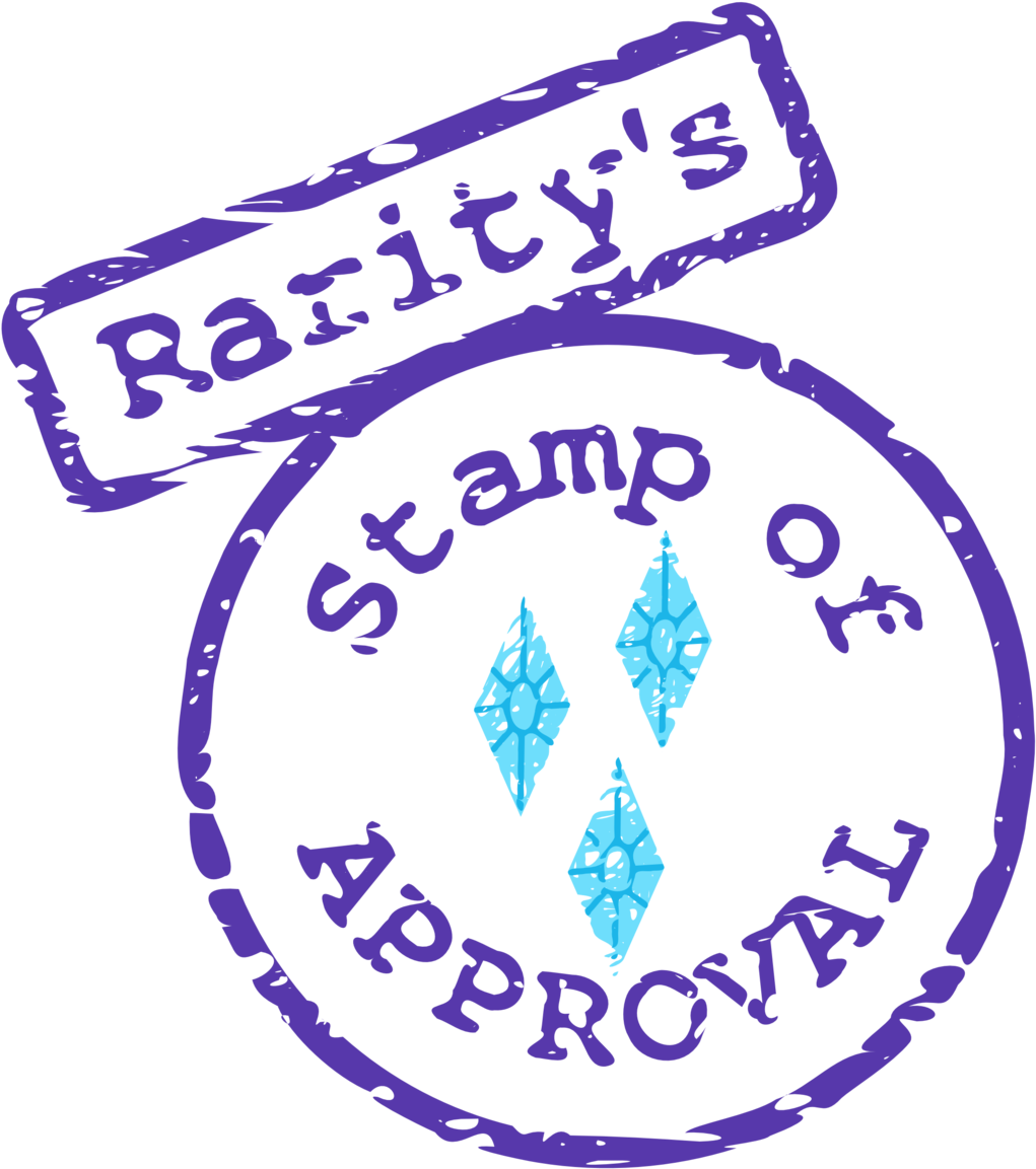 Rarity&stamp Of Approval - My Little Pony: Friendship Is Magic (1024x1160), Png Download
