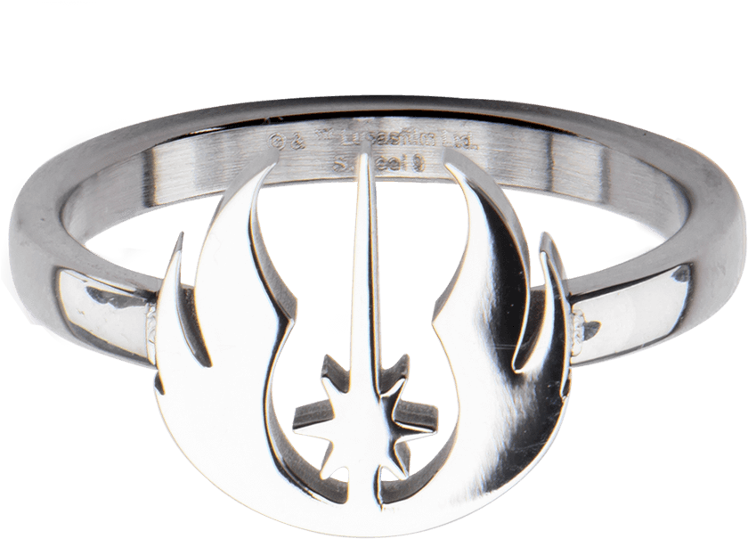 Jedi Order Cut Out Petite Ring (850x850), Png Download