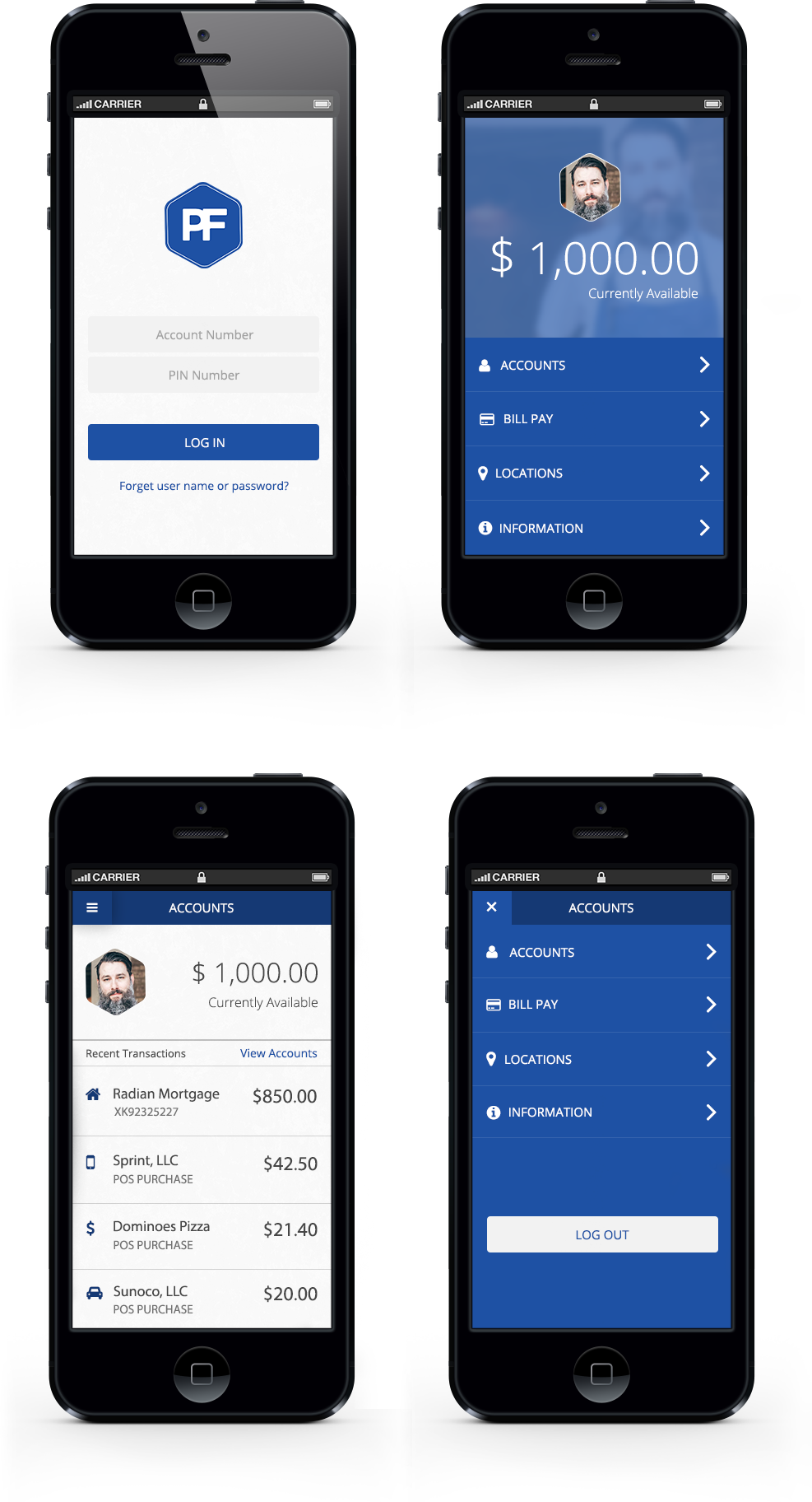 This Is My Approach To What My Bank's Mobile App Could - Iphone 5 (987x1824), Png Download