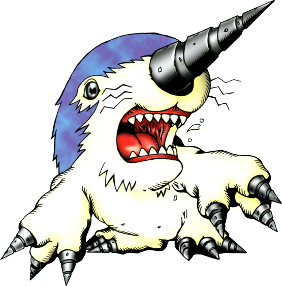 The Only Mole Based Digimon And One Of The Very Few - Drimogemon (555x562), Png Download