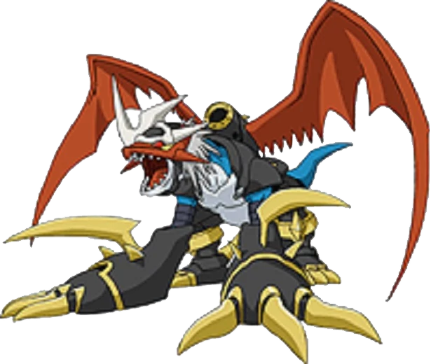 Dragon Mode - Digimon Imperialdramon (615x520), Png Download