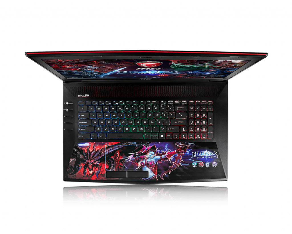 Heroes Of The Storm Special Edition Laptops Gt72s 6qf - Msi Dominatorprogheroes Gt72s 6qe-1035uk Core I7-6820hk (1024x820), Png Download