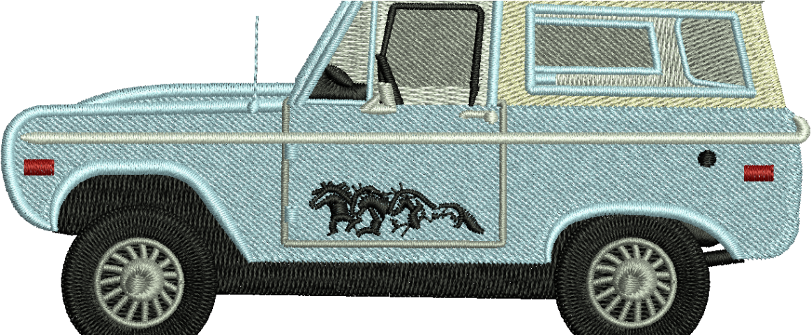 Bronco Logo Digitizing (1200x480), Png Download