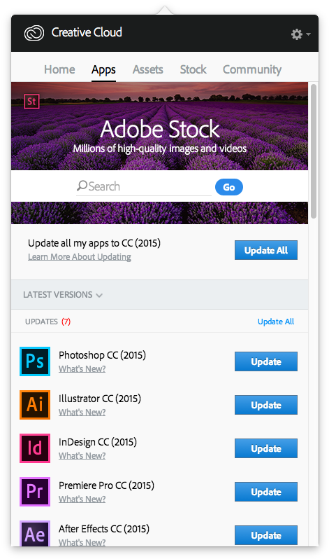Launch Cc App And It Should Work Fine Adobe Creative - Adobe Creative Cloud (500x839), Png Download