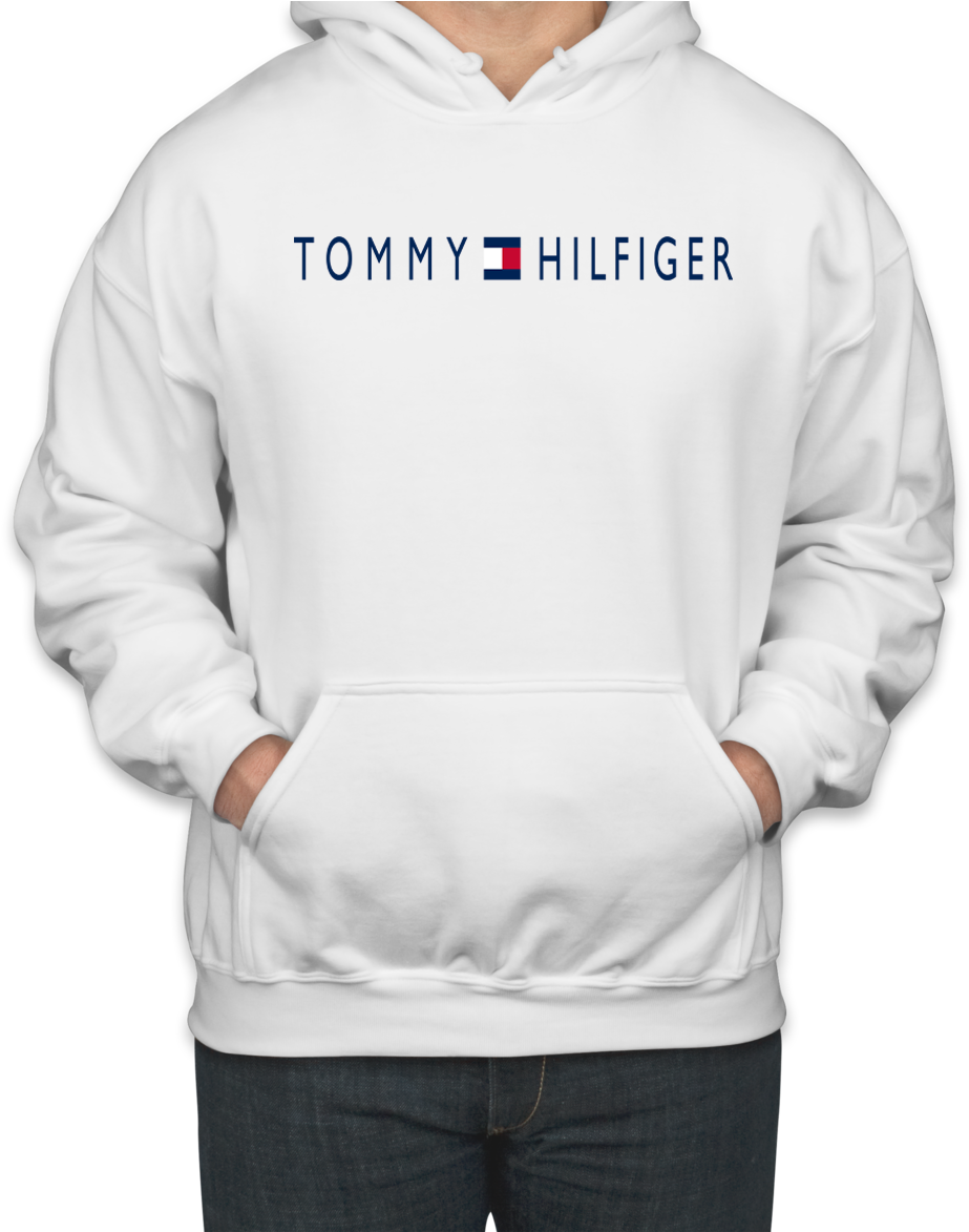 Amazing Tommy Hilfiger Design Unisex Hoodie - Hanes Ecosmart 50 50 Pullover Hoodie (1000x1172), Png Download