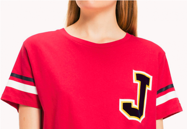 T-shirt Tommy Hilfiger Jeans Dw0dw03987 Woman Logo - Shirt (600x600), Png Download