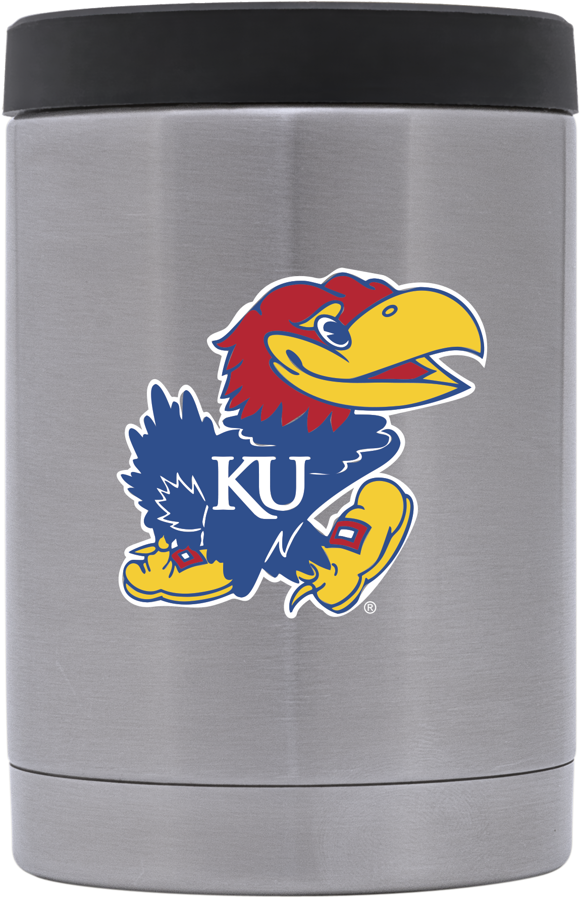 Kansas Jayhawks Stainless Steel Jacket Can/bottle Holder - Kansas Jayhawks (2175x2175), Png Download