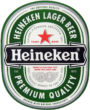 Birra Heineken Lt 30 Corona Beer Logo Font Corona Beer - Etiquette De Bière Heineken (600x600), Png Download