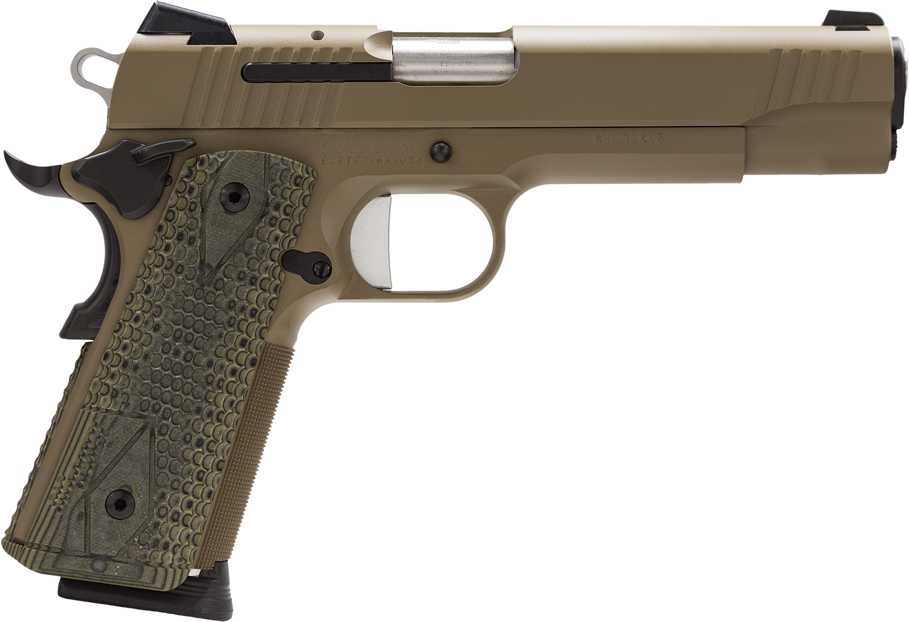 Sig Sauer 1911 Traditio, 45acp - Sig 1911 Scorpion Traditional (1800x1232), Png Download