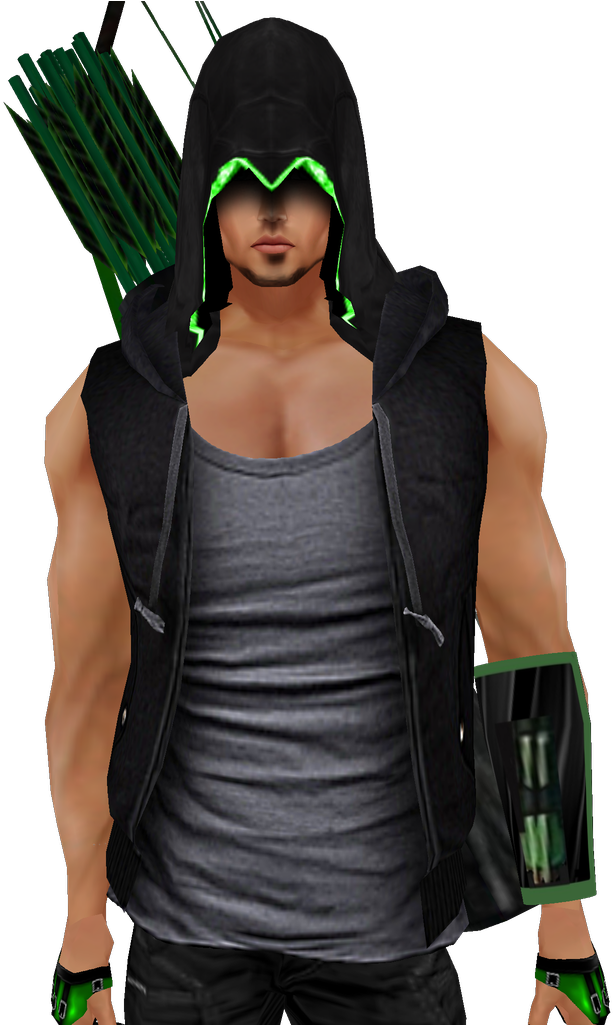 The Hood - Oliver Queen The Hood (743x1024), Png Download