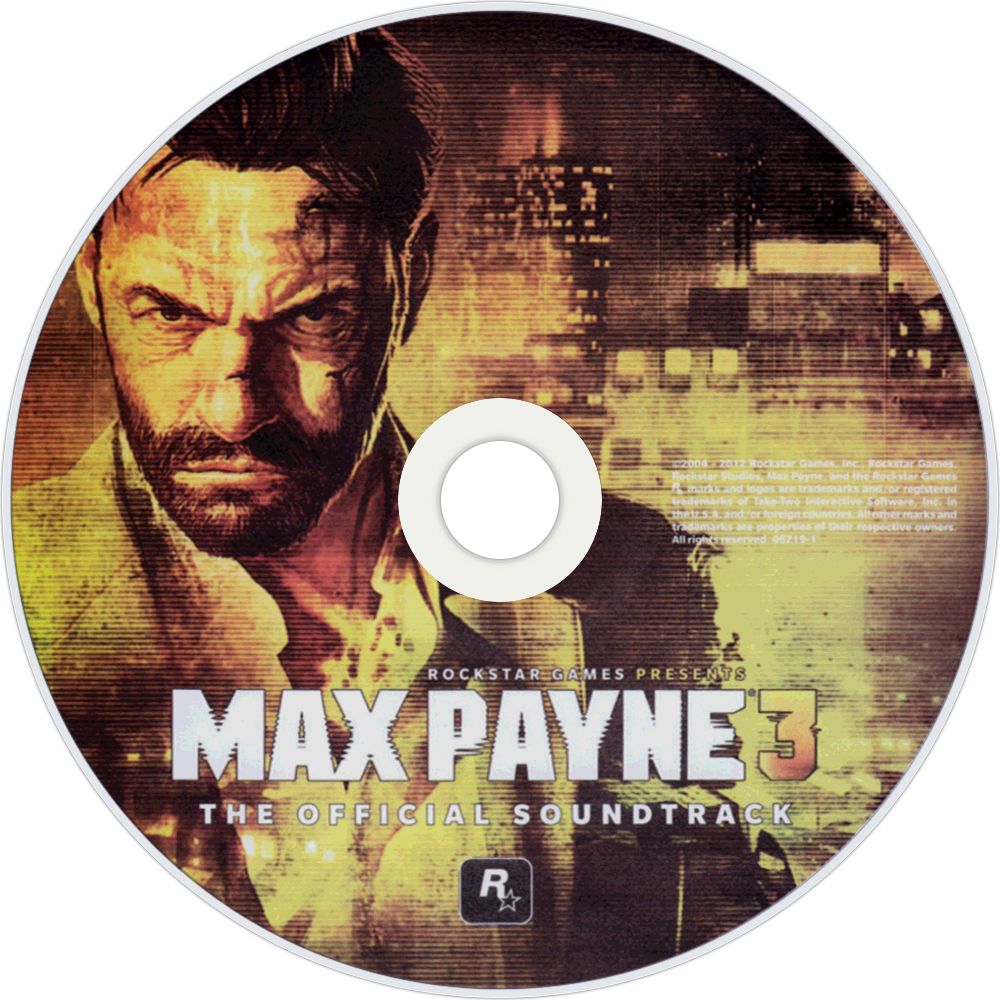 Health Max Payne - Max Payne 3 Disc (1000x1000), Png Download