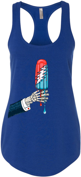 Grateful Dead Rocket Pop Women's French Terry Racerback - Rocket (620x620), Png Download