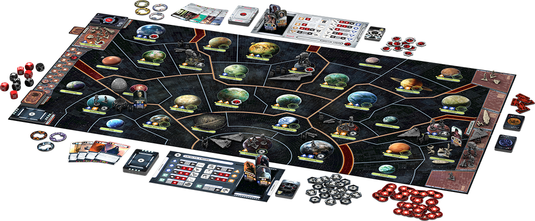 Rebellion Pieces - Star Wars Board Games 2018 (1050x435), Png Download