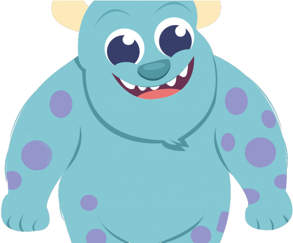 Monsters University Clipart Cute - Monster Inc Animado Personajes (640x480), Png Download