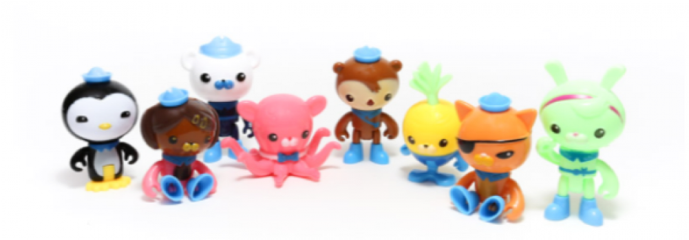 Octonauts Cake Topper Set Of - Baby Toys (1000x1000), Png Download