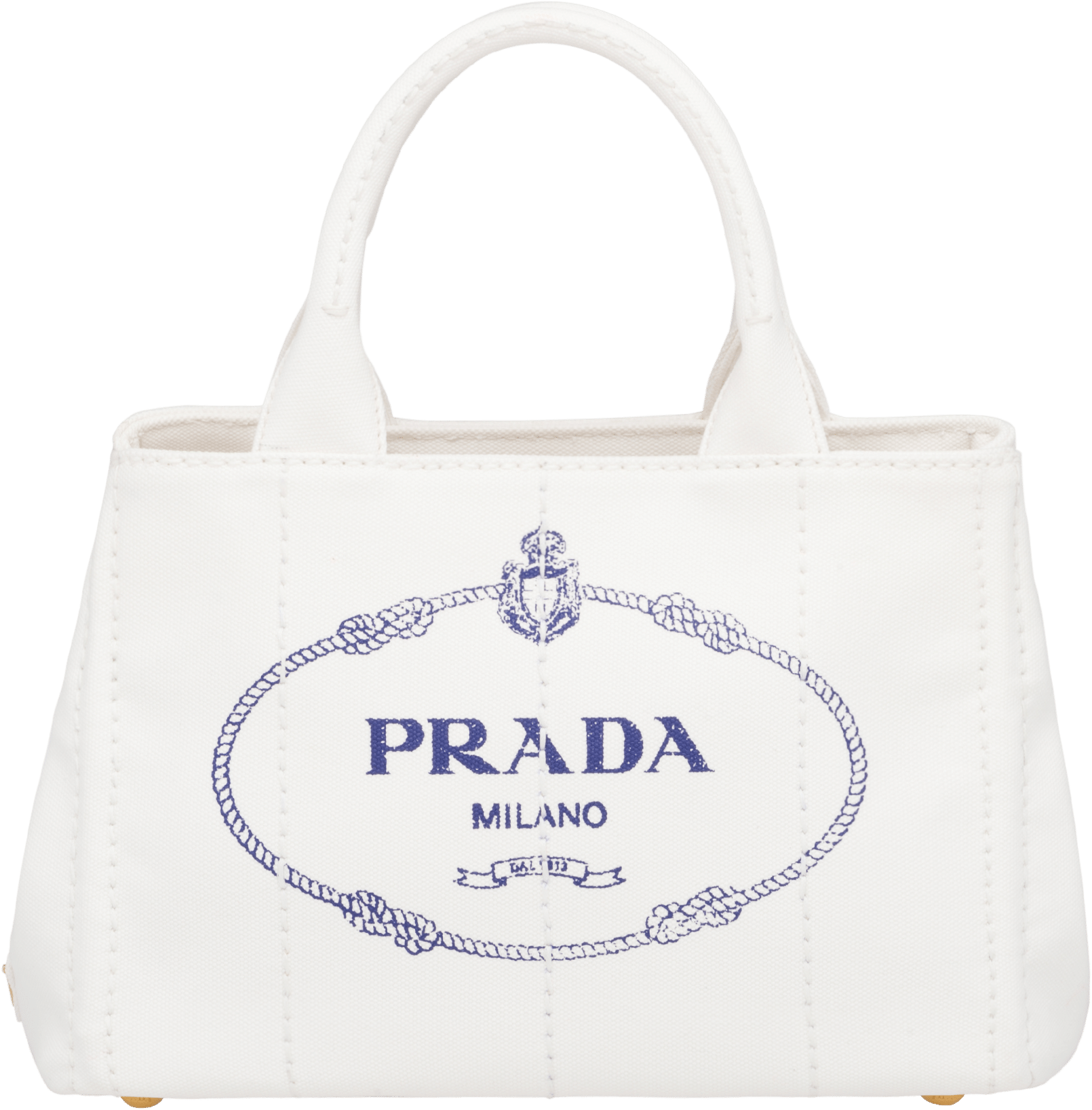 Prada Canapa Denim Tote Bag/handbag 1bg439 (2400x2400), Png Download