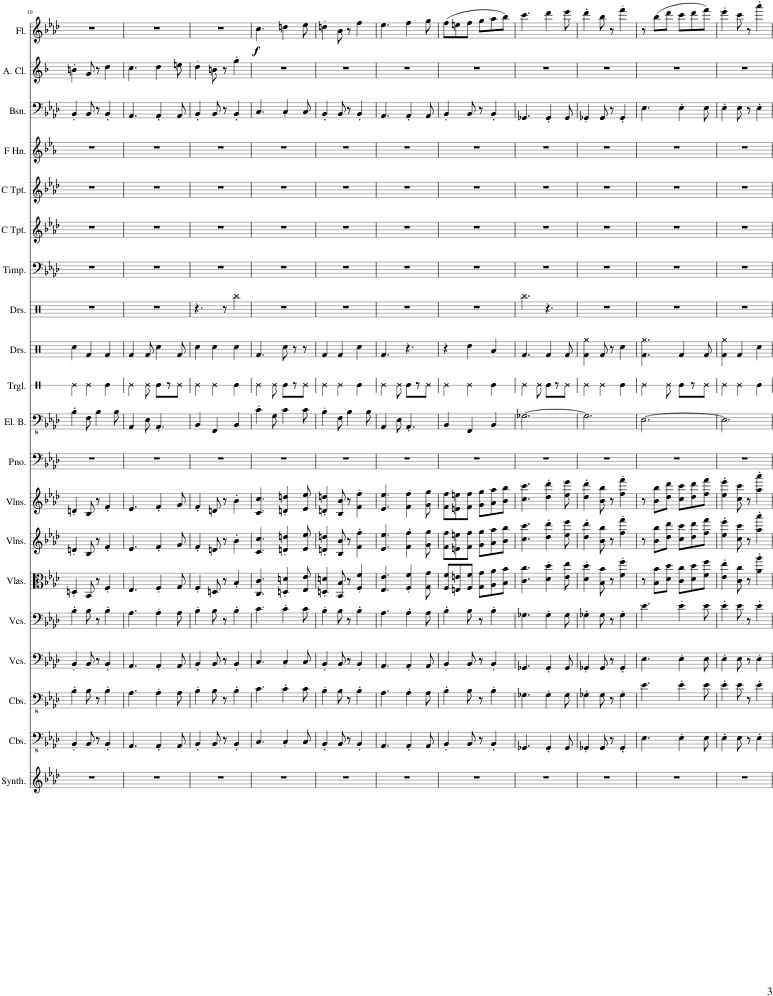 Hunter's Chance Sheet Music Composed By Composed By - Music (850x1100), Png Download