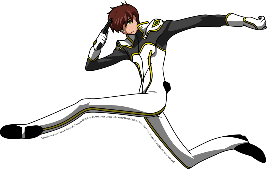 Original Dab - Suzaku Kururugi (1024x647), Png Download