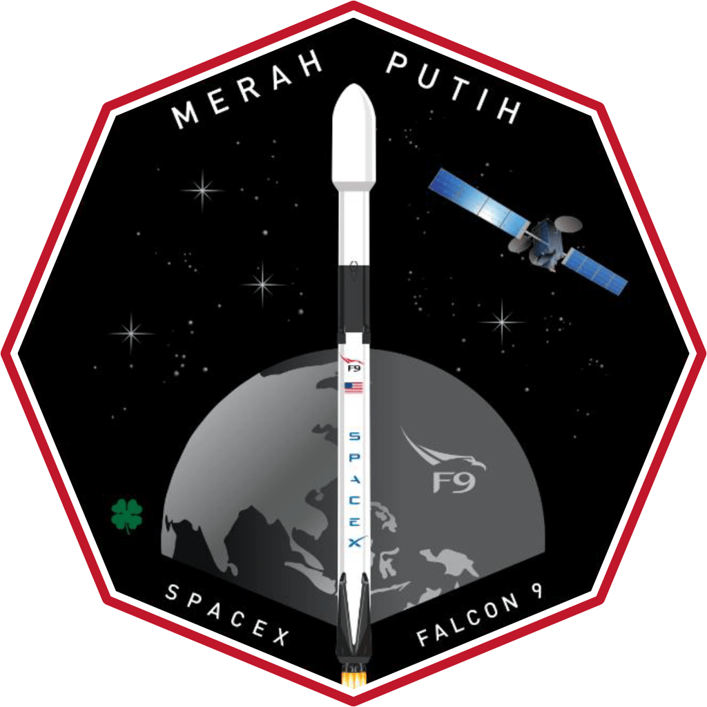 Falcon 9 Merah Putih (1024x1024), Png Download